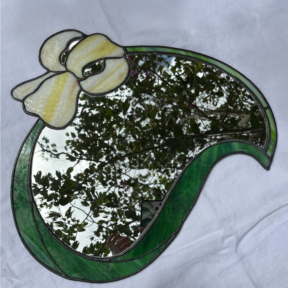 Stain glass mirror